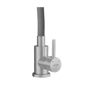 Смеситель для кухни MIXXUS SUS-011-T REFL.GRAY с силиконовым изливом из нерж. стали SUS304, излив серый (MI8227) №2