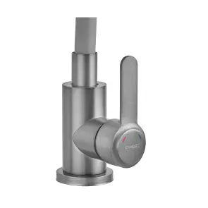 Смеситель для кухни с силиконовым изливом Champion EZA-011 Graphite REFL.Gray из нерж.стали (вылив серый) (CH6566) №4