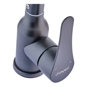 Смеситель для кухни Champion SAP-011 Black (нерж. сталь) (CH6149) №2