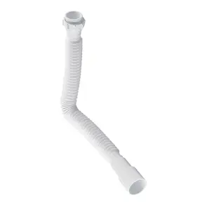Гофротруба сполучна Zerix GN-01-A з накидною гайкою 1 1/2" (310-650 мм) (ZX5095) №1