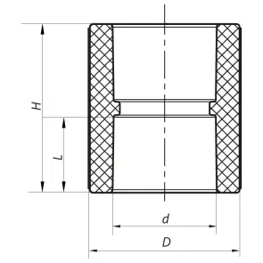 Муфта Koer K0001.PRO - 20 PPR (KP3388) №2