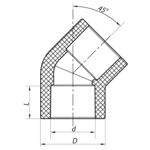 Угол 45 Koer K0013.PRO – 20 PPR (KP3389) №2
