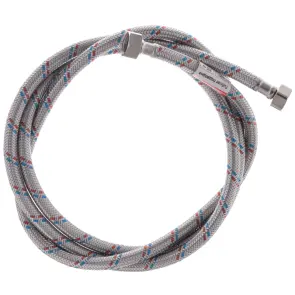 Гибкий шланг для подключения воды Гайка 1/2 – Гайка 1/2 (200 см) ZERIX (ZX1558) №1