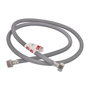 Гибкая подводка Zerix ZHN-02-FM1/2"-200 (нейлоновая оплетка, гайки нерж) (ZX5154) №1