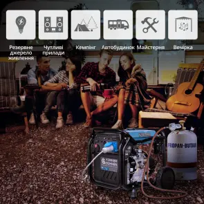 Инверторный газобензиновый генератор KS 8100iEG №15