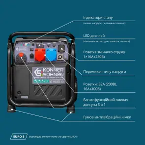 Инверторный генератор KS 8100iEG 1/3 №14