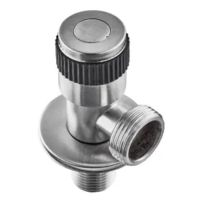 Кран для подключения сантехприборов Mixxus VAL-05-1/2x3/4 с нерж. стали SUS304 (MI6027) №2