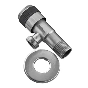 Кран для подключения сантехприборов Mixxus VAL-04-1/2x1/2 с нерж. стали (MI6161) №2