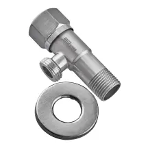 Кран для подключения сантехприборов Mixxus VAL-06-1/2x1/2 с нерж.ст.SUS304 (MI6056)
