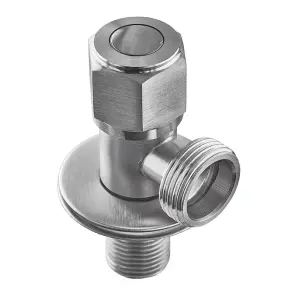 Кран для підключення сантехприладів Mixxus VAL-07-1/2x3/4 з нерж.ст.SUS304 (УПАКОВКА БЛІСТЕР) (MI6057) №1