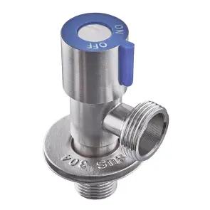 Кран для подключ. сантехприл. Zerix VAL-03-1/2x3/4 с нерж. ст.SUS304 (ZX4799) №2