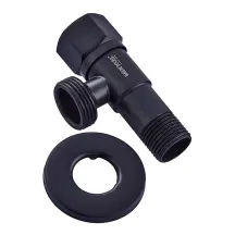 Кран для підключення сантехприладів Mixxus VAL-07-1/2x3/4 Black (MI6059)