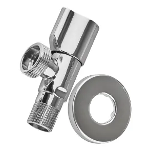 Кран для підключення сантехприладів Zerix BAV-02-1/2x3/4 (ZX5098) №1