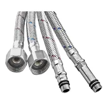 Гибкий подвод Champion FH-01-F1/2"xM10-50 нержавейка (пара) (AC0668)