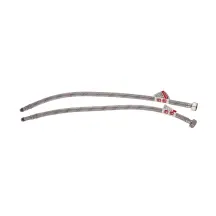 Гибкие шланги для смесителя гайка 1/2'' - Штуцер M10 (100 см) 2 шт (силик. оболочка) Zerix (ZX3032)