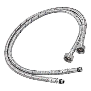 Гибкий подвод Champion FH-01-F1/2"xM10-80 нержавейка (пара) (AC0670) №1