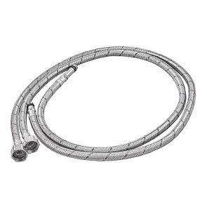 Гибкий подвод Champion FH-01-F1/2"xM10-100 нержавейка (пара) (AC0671) №1