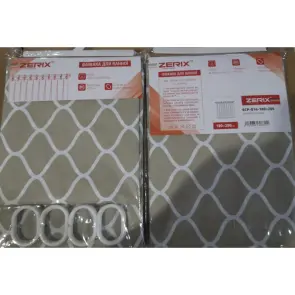 Шторка для ванной Zerix SCP-014-180x200 из PEVA (полиэтиленвинилацетата) (Узор "Ромбы" бежевый) (ZX6087) №3