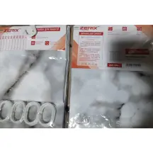 Шторка для ванной Zerix SCP-019-240x200 из PEVA (полиэтиленвинилацетата) (Узор "Мрамор") (ZX6092)