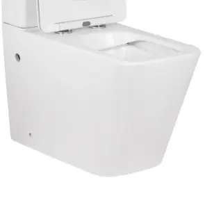 Чаша унітазу-компакту Mixxus Premium Quadro-0402-R Bowl 675х390х855 Rimless без сидіння (MI8340) №3