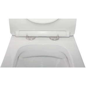 Чаша унітазу-компакту Mixxus Quadro-0403-R Bowl 640х360х835 Rimless без сидіння (MI8341) №2