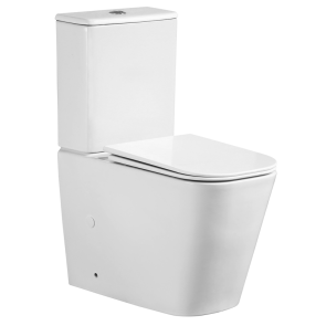 Чаша унітазу-компакту Mixxus Quadro-0404-T1 Bowl 660х360х820 Tornado 1.0 без сидіння (MI8342) №3