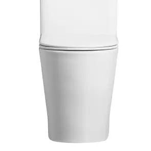 Чаша унітазу-компакту Mixxus Bevel-0407-T1 Bowl 630х350х795 Tornado 1.0 без сидіння (MI8350) №3