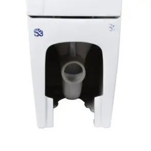Чаша унітазу-компакту Mixxus Premium Quadro-0401-T1 Bowl 610х365х825 Tornado 1.0 без сидіння (MI8343) №2