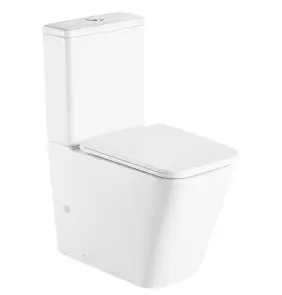 Чаша унітазу-компакту Mixxus Premium Quadro-0401-T1 Bowl 610х365х825 Tornado 1.0 без сидіння (MI8343) №1