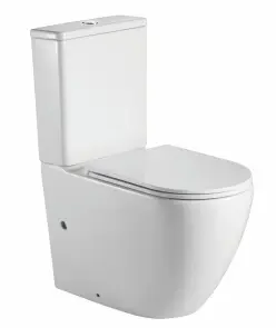 Чаша унітазу-компакту Mixxus Premium Ellipse-0402-R Bowl 660х390х855 Rimless без сидіння (MI8346) №5