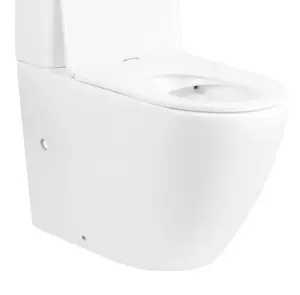 Чаша унітазу-компакту Mixxus Premium Ellipse-0402-R Bowl 660х390х855 Rimless без сидіння (MI8346) №7