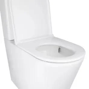 Чаша унітазу-компакту Mixxus Premium Bevel-0402-T1 Bowl 670х390х880 Tornado 1.0 без сидіння (MI8353) №9