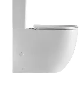 Чаша унітазу-компакту Mixxus Premium Ellipse-0401-T1 Bowl 630х390х840 Tornado 1.0 без сидіння (MI8344) №8