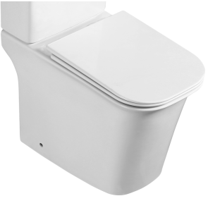 Чаша унітазу-компакту Mixxus Wave-0404-R Bowl 630х350х805 Rimless без сидіння (MI8362) №8