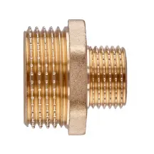 Ниппель редукционный Koer KF.N0610.WN - 1"x1/2" без никеля (MX1514)