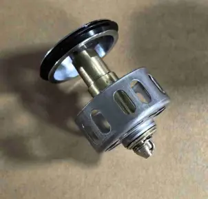 Донний клапан для раковини Zerix BV-06 1 1/4'' без переливу автоматичний СLICK-СLACK (Колір хром) (ZX6023) №3