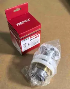 Донний клапан для раковини Zerix BV-06 1 1/4'' без переливу автоматичний СLICK-СLACK (Колір хром) (ZX6023) №9