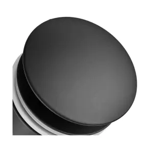 Донний клапан для раковини Koer PW-08-05 1 1/4'' без переливу автоматичний СLICK-СLACK (Колір чорн) (KR5789) №8