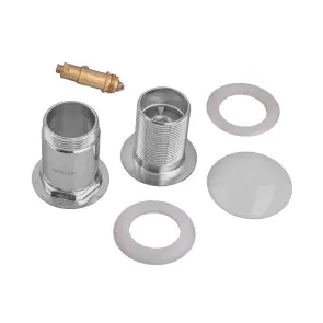 Донний клапан для раковини Koer PW-08-11 1 1/4'' без переливу автоматичний СLICK-СLACK (Біла керам.накл) (KR5788) №7