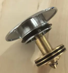 Донний клапан для раковини Koer PW-12-01 1 1/4'' без переливу автоматичний СLICK-СLACK (Колір хром) (KR5798) №20