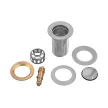 Донный клапан для раковины Koer PW-10-01 1 1/4'' без перелива автоматический СLICK-СLACK (Цвет хром) (KR5797)