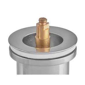 Донный клапан для раковины Koer PW-11-01 1 1/4'' универсальный (с/без перл) СLICK-СLACK (Цвет хром) (KR5790) №17