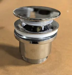 Донный клапан для раковины Koer PW-11-01 1 1/4'' универсальный (с/без перл) СLICK-СLACK (Цвет хром) (KR5790) №23