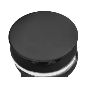Донний клапан для раковини Koer PW-11-05 1 1/4'' універсальний (з/без перел) СLICK-СLACK (Колір чорн) (KR5795) №21