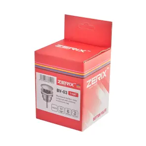 Донний клапан для раковини Zerix BV-03 1 1/4'' універсальний (з/без перел) СLICK-СLACK (Колір хром) (ZX6019) №5