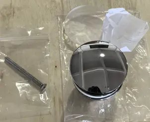Донний клапан для раковини Zerix BV-03 1 1/4'' універсальний (з/без перел) СLICK-СLACK (Колір хром) (ZX6019) №14