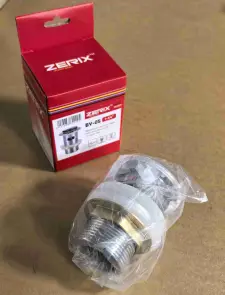 Донний клапан для раковини Zerix BV-05 1 1/4'' з переливом автоматичний СLICK-СLACK (Колір хром) (ZX6022) №11