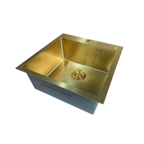 Мийка Mixxus MH5050 Micro Decor Brushed Gold (3.0/0.8) з нерж. сталі (колір матове золото) (MI8214) №1