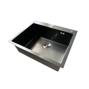 Мойка Mixxus MH5843 Micro Decor Graphite (3.0/0.8) из нерж. стали (цвет графит) (MI8217) №4