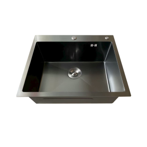 Мойка Mixxus MH5843 Micro Decor Graphite (3.0/0.8) из нерж. стали (цвет графит) (MI8217) №5